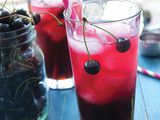 Iced Tea With Cherry Shaker