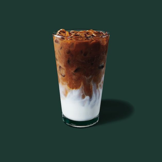 Iced caramel macchiato