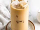 Iced coffee latte