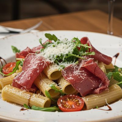 Rigatoni bresaola