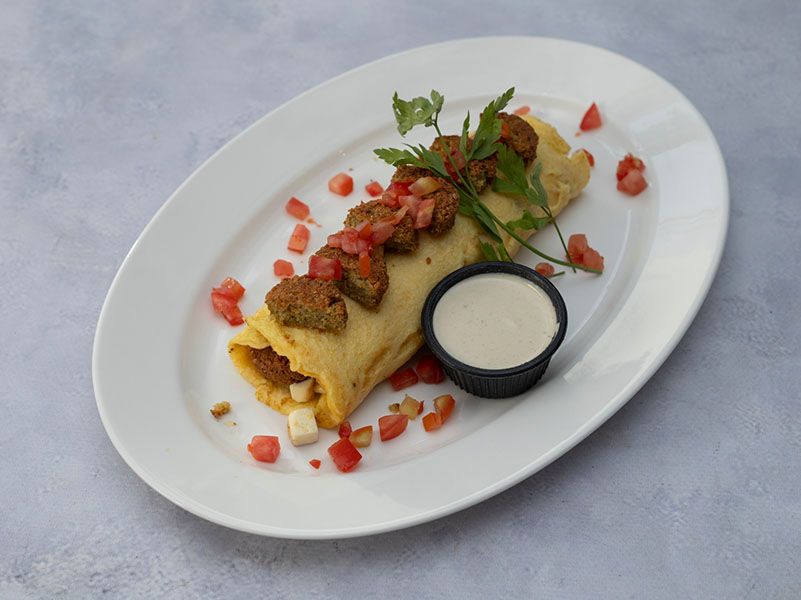 Halloumi Mint Olive Oil Saj