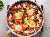 Italian Baked Egg With Sausage