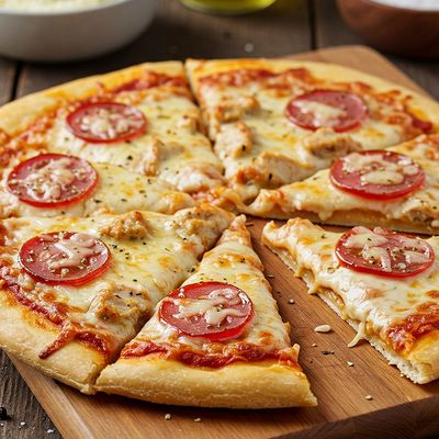 Italian Chicken Ranch Pizza