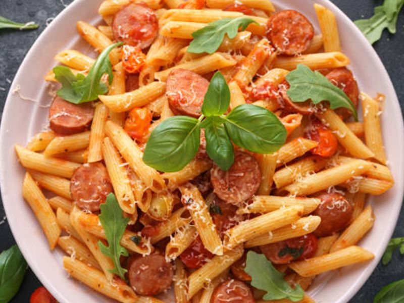 Italian Oriental Sausage Pasta
