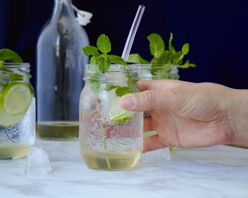 Italian Soda With Lemon Mint