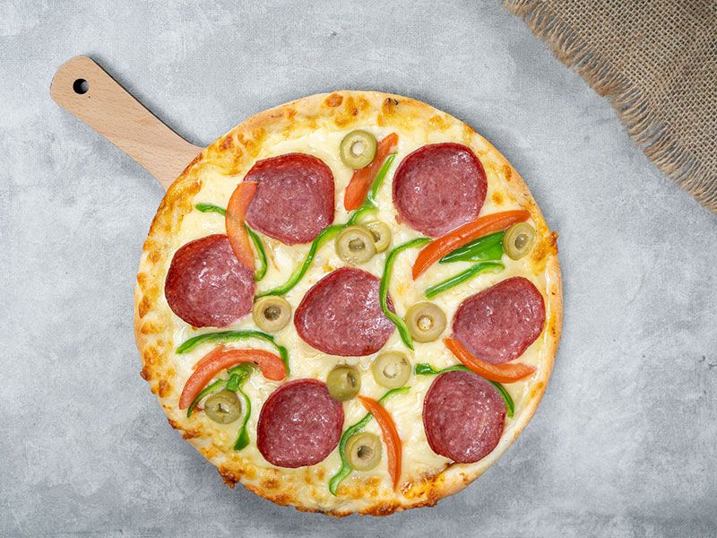 Italian Salami Pizza