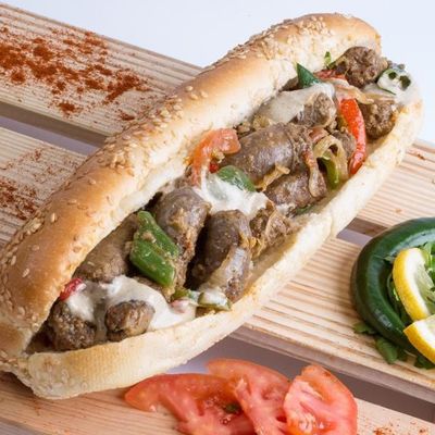 Oriental Sausage Sandwich