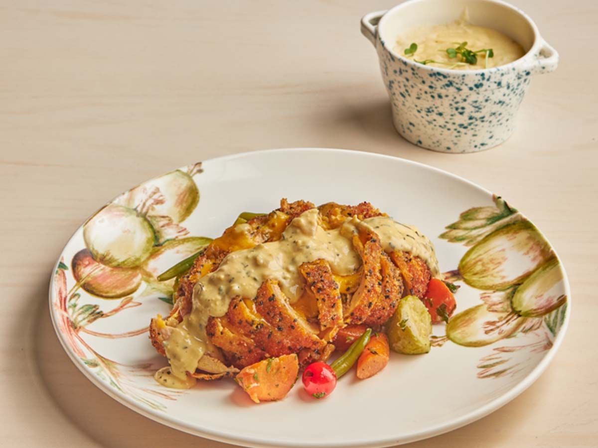 Jalapenos and smoky cheddar dish