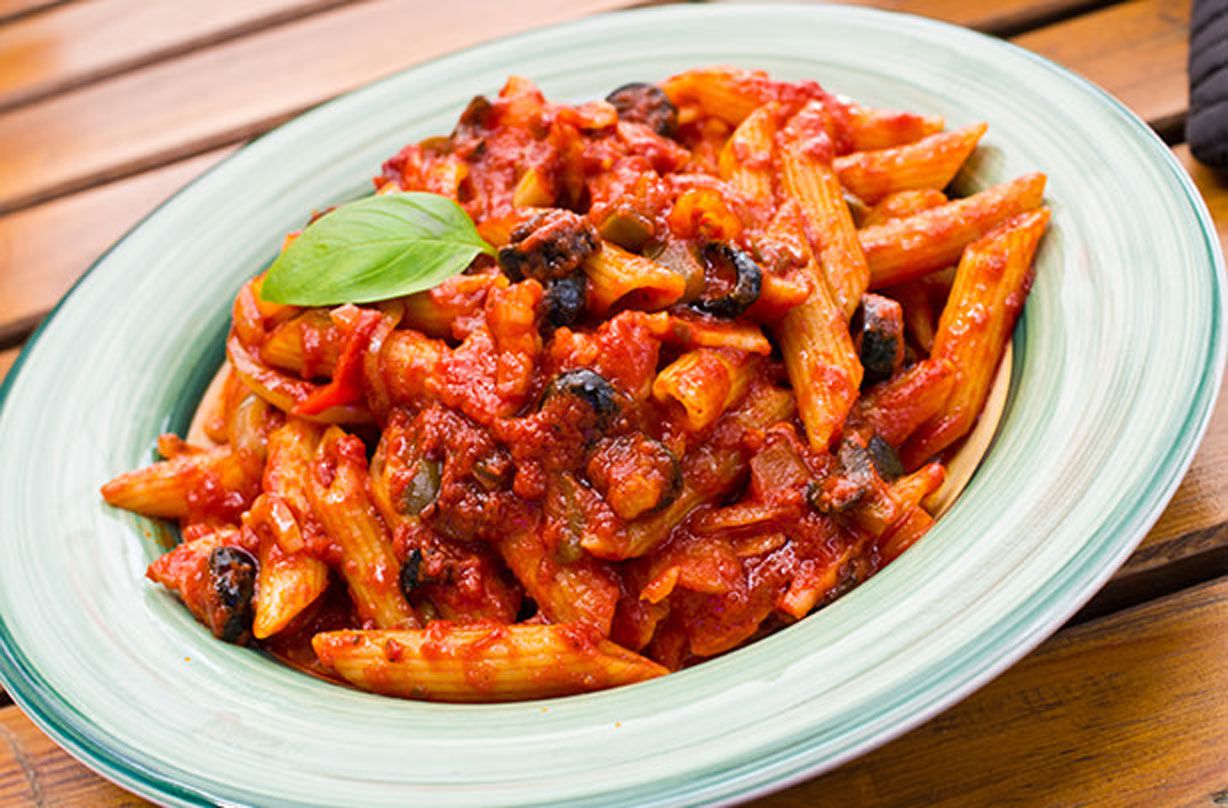 Penna Arabiata With Red Sauce Pasta