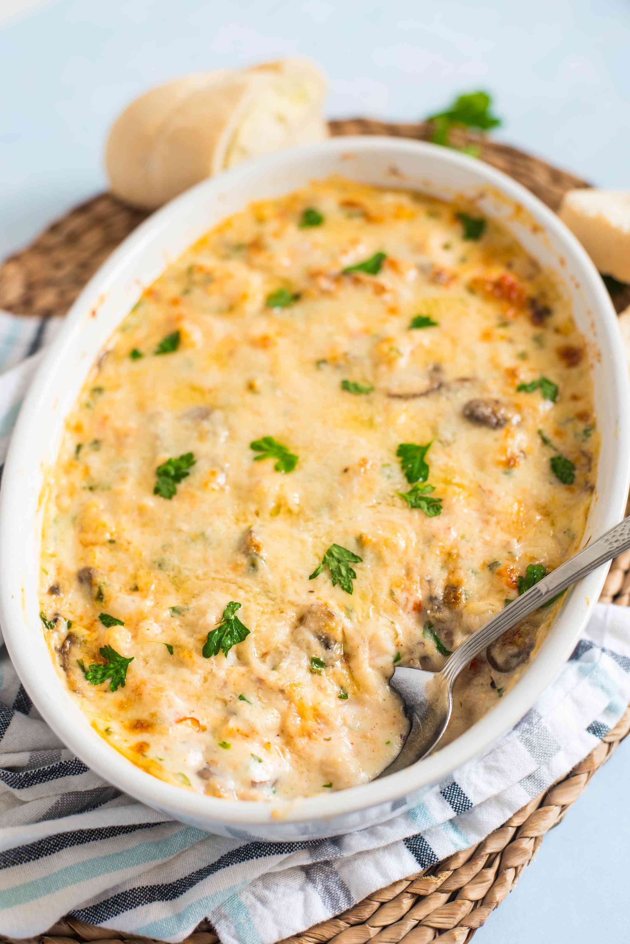 JJ Creamy seafood casserole