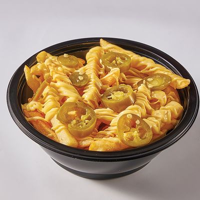 Cheesy Fries with Spicy Jalapeno Pepper