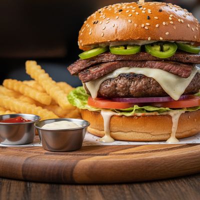 Jalapeno Steak-Burger
