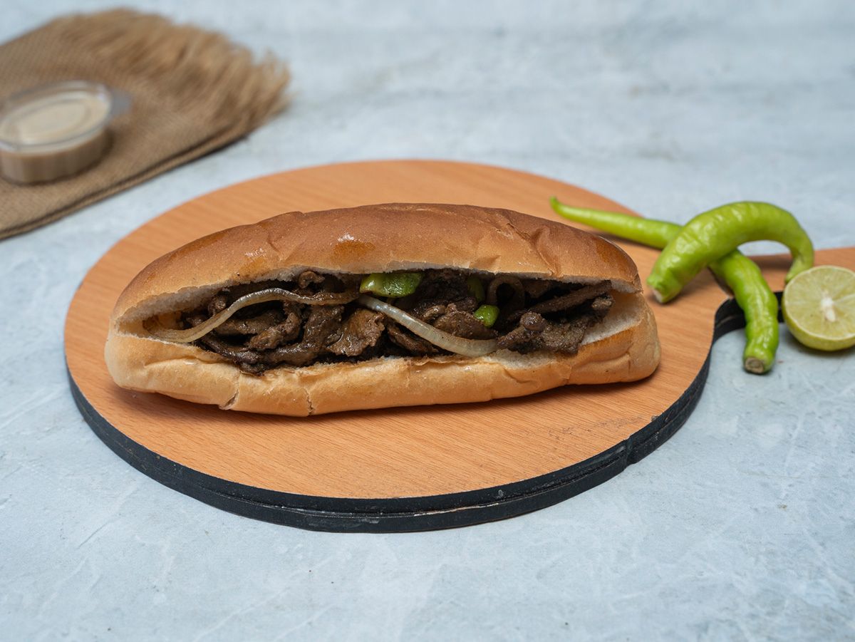 Grilled liver sandwich