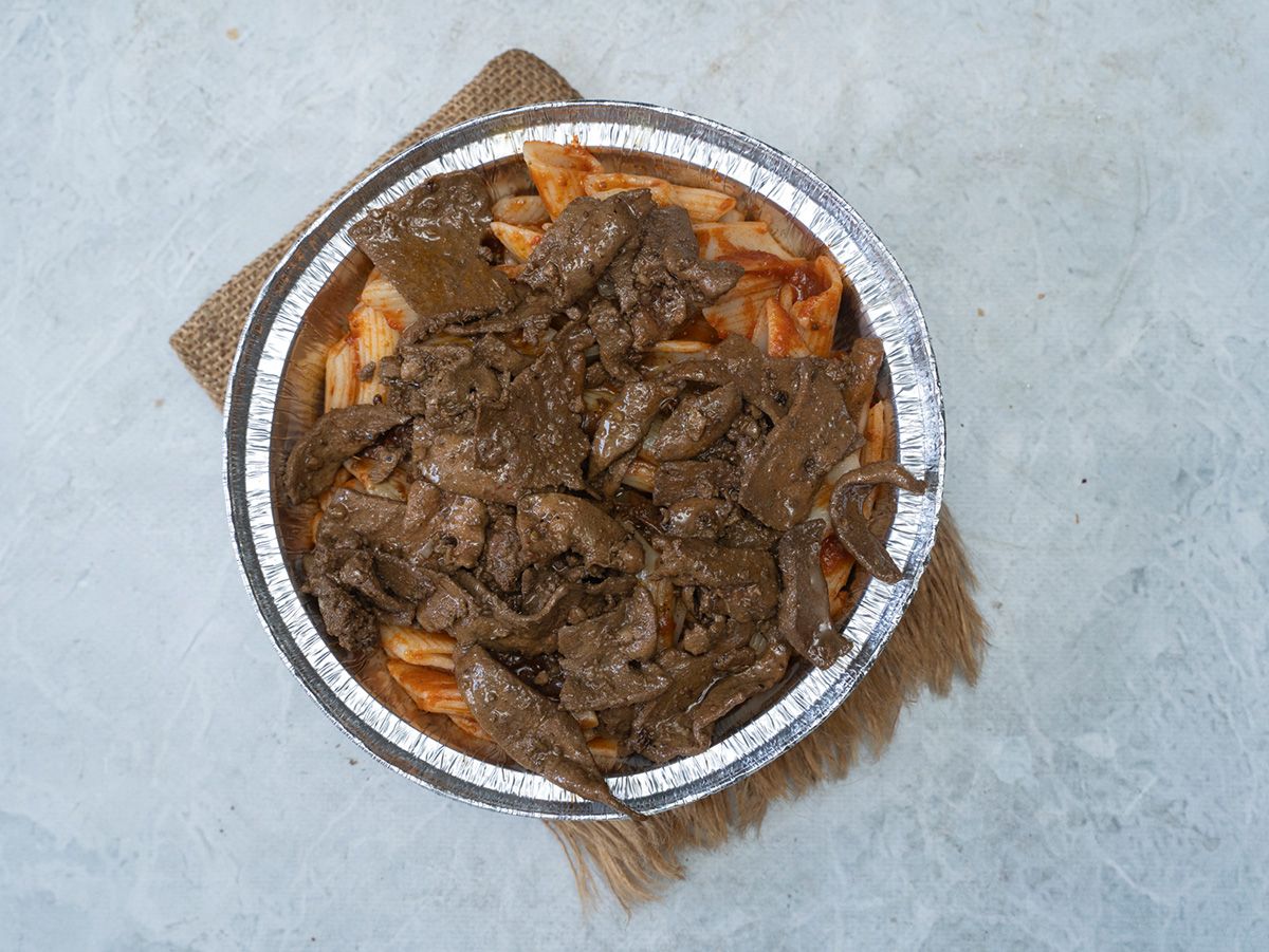 Liver pasta Plate