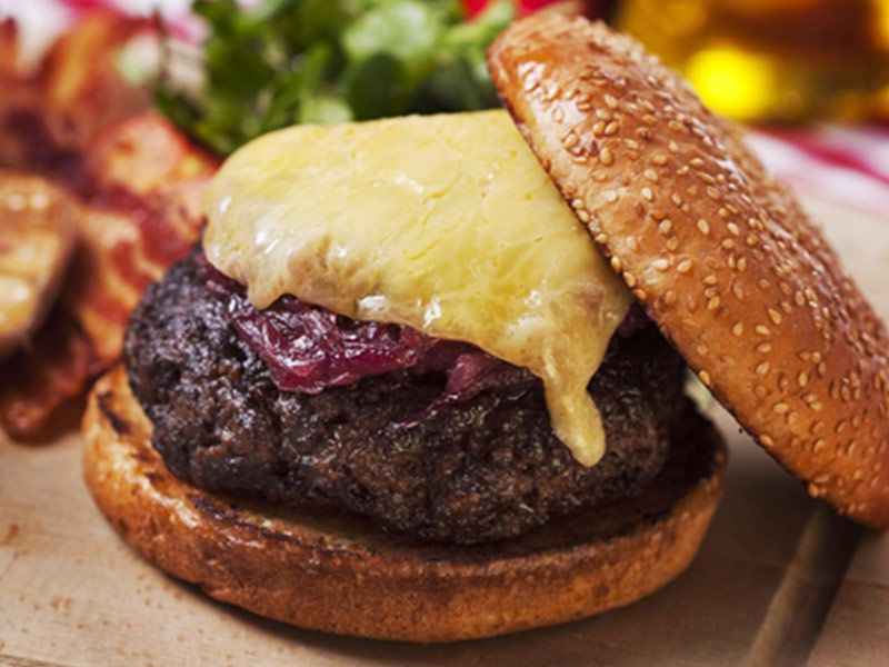 Jumbo Beef Burger Sandwich