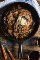 Jumbo Ribeye With Mushroom