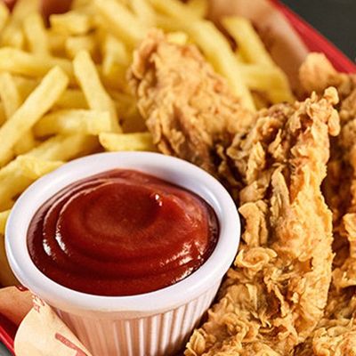Junior Chicken Stips & Fries