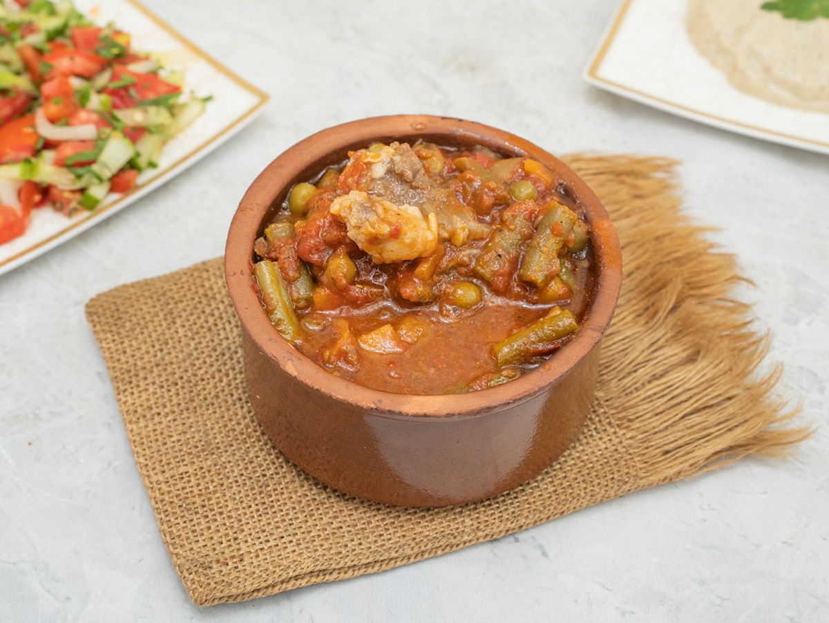 Baladi meat With okra Casserole