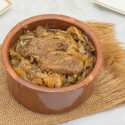 Small Meat And Onion Casserole