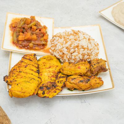 Mix chicken