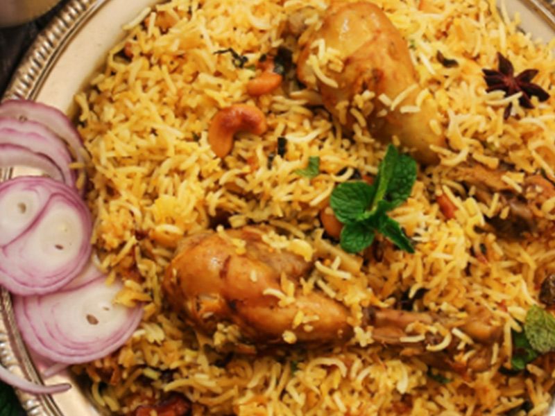 Half chicken Kabsa