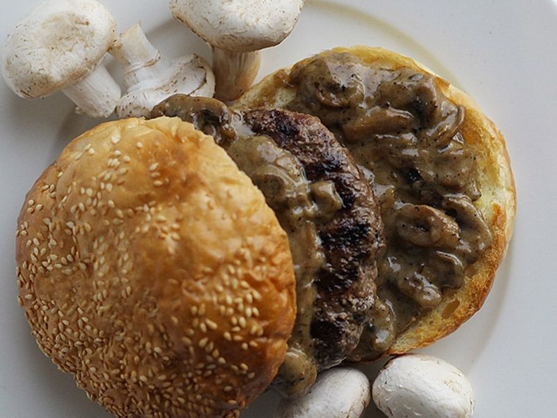 Kairos Mushroom Burger Combo