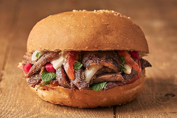 Shawarma Bun Sandwich