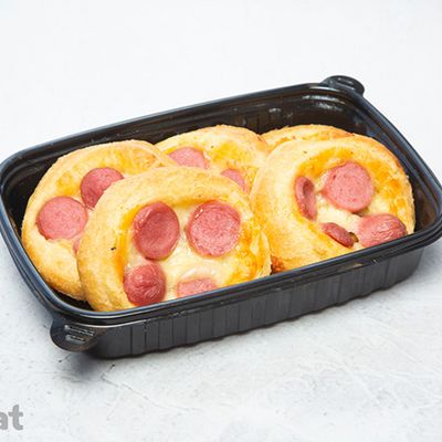 Mini Hot Dog Pizza Box