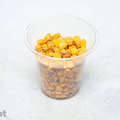 Corn snacks with different flavours