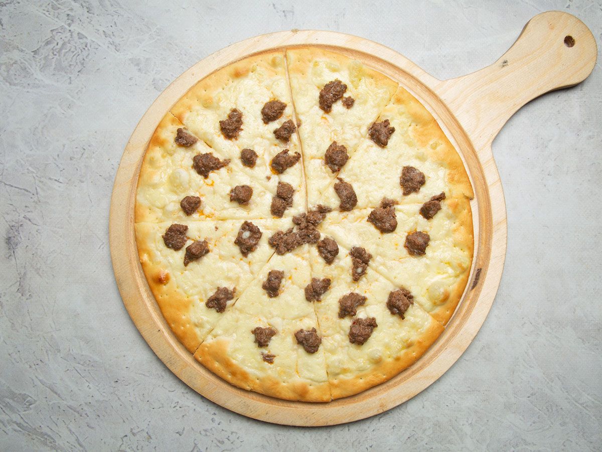 Cheese With Sausage Manoushe