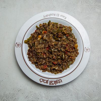 Add ground meat