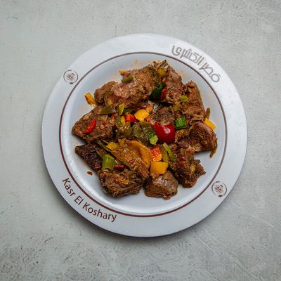 Add pieces meat