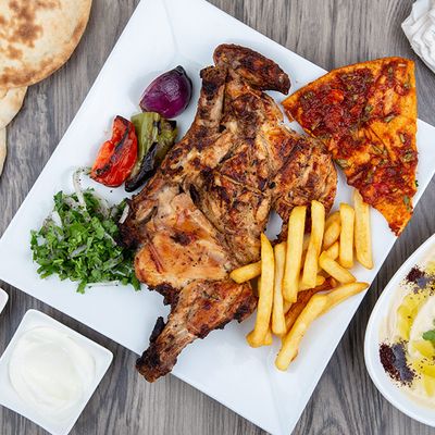 Half chicken meal