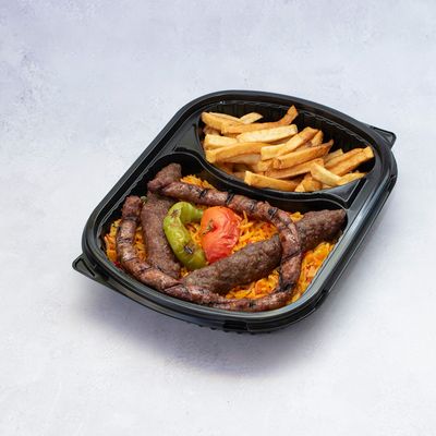 Kofta and Sausage Meal