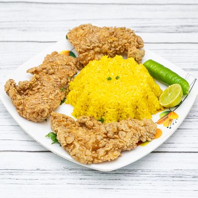 Rice with fillet