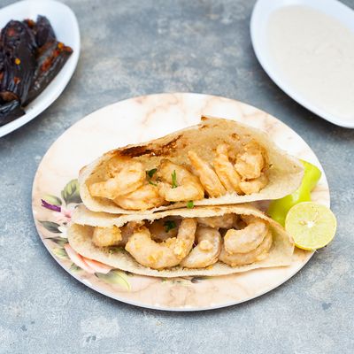 Large shrimp sandwich