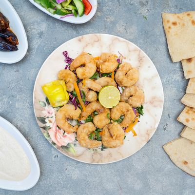 1/8 kilo of fried shrimp el sharqawi