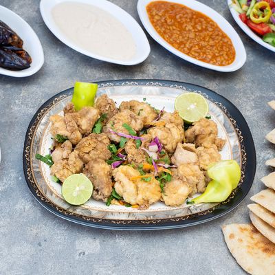 1/4 kilo of fried mokh pane baladi el sharqawi