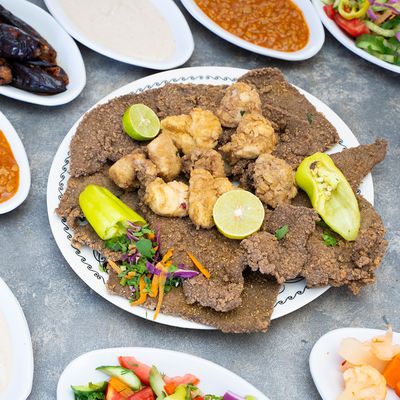 1/3 kilo of mixed liver and mokh el sharqawi
