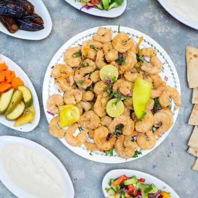 1/2 kilo of fried shrimp el sharqawi