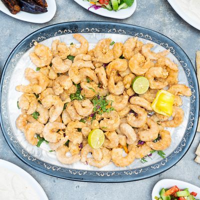 3/4 kilo of fried shrimp el sharqawi