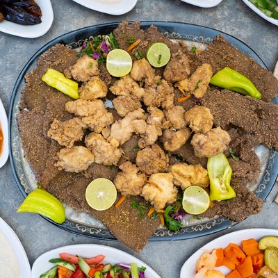 3/4 kilo of mixed liver and mokh el sharqawi