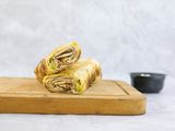 Large Chicken Shawarma Saj Sandwich