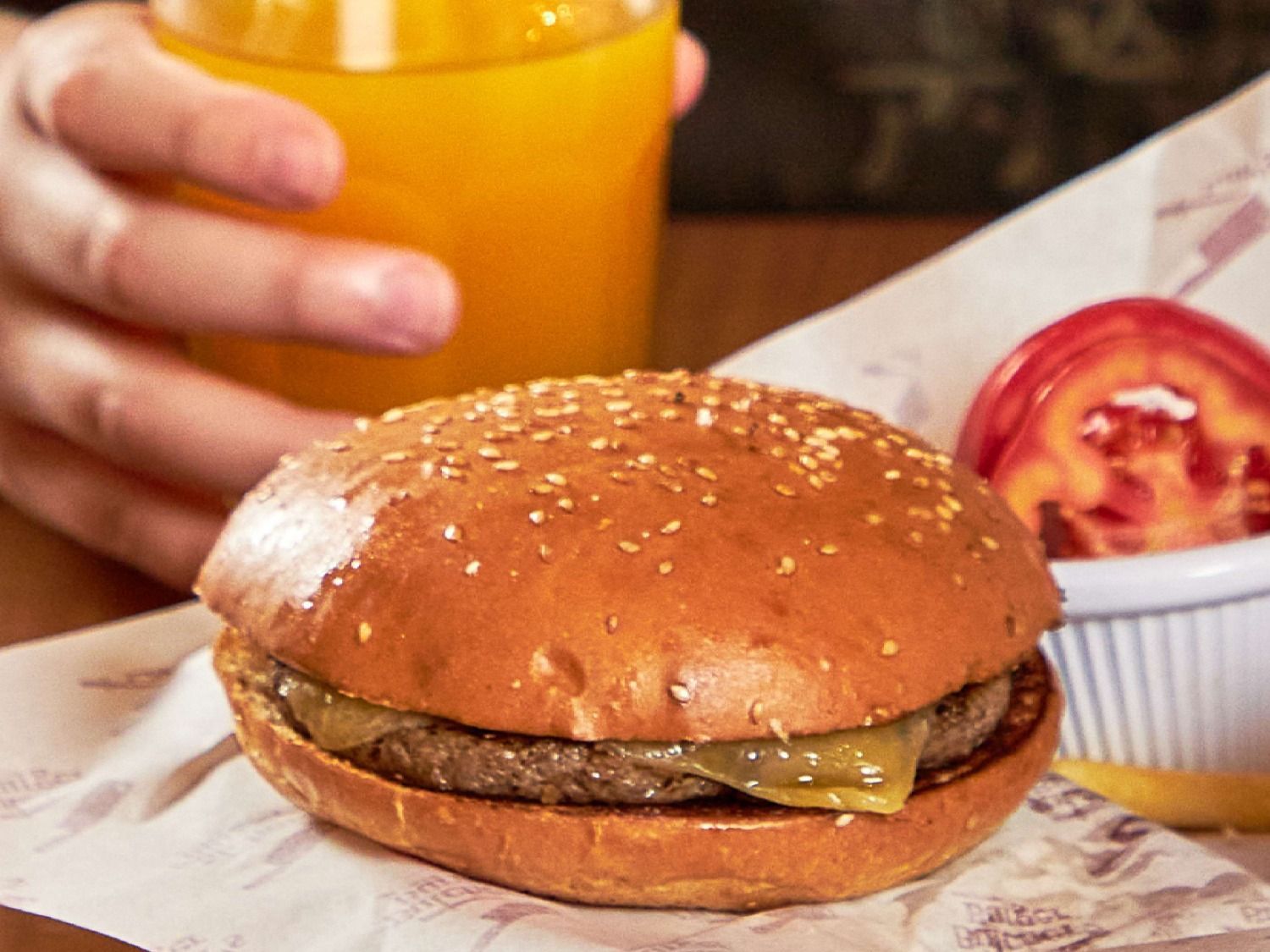 Junior Cheese Burger & Fries