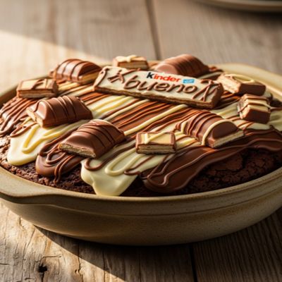 Kinder Brownies Cake casserole