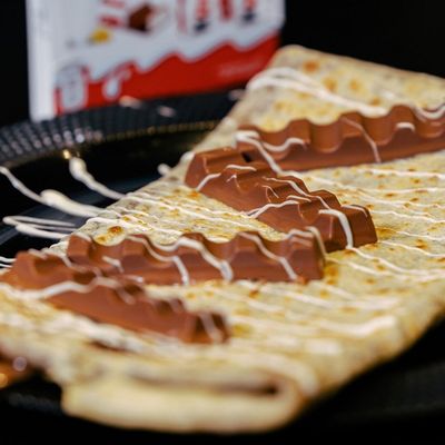Kinder Chocolate Crepe