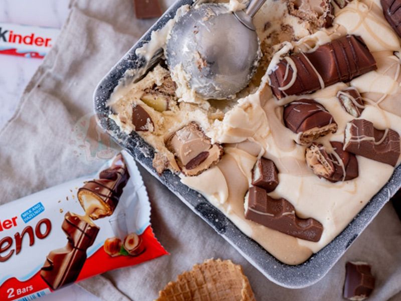 Kinder Chocolate Ice Cream - 1/2 Kilo Box