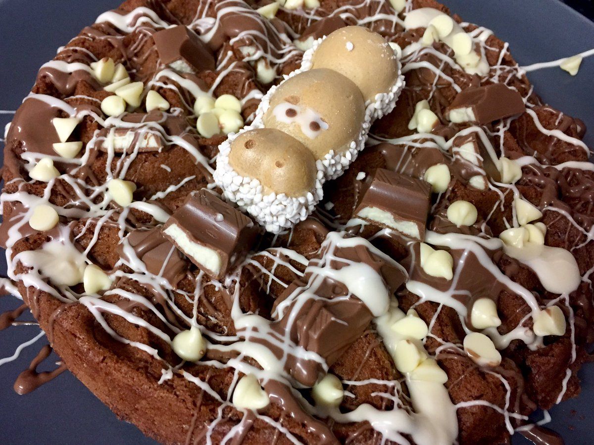 Kinder Chocolate Waffle