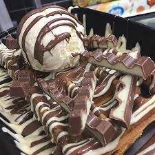 Kinder Chocolate Waffle