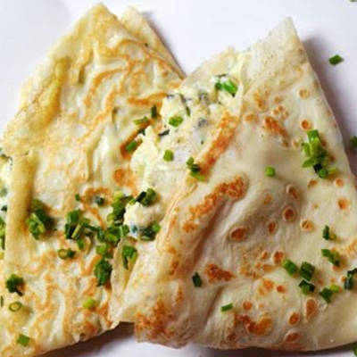 Kiri cheese crepe